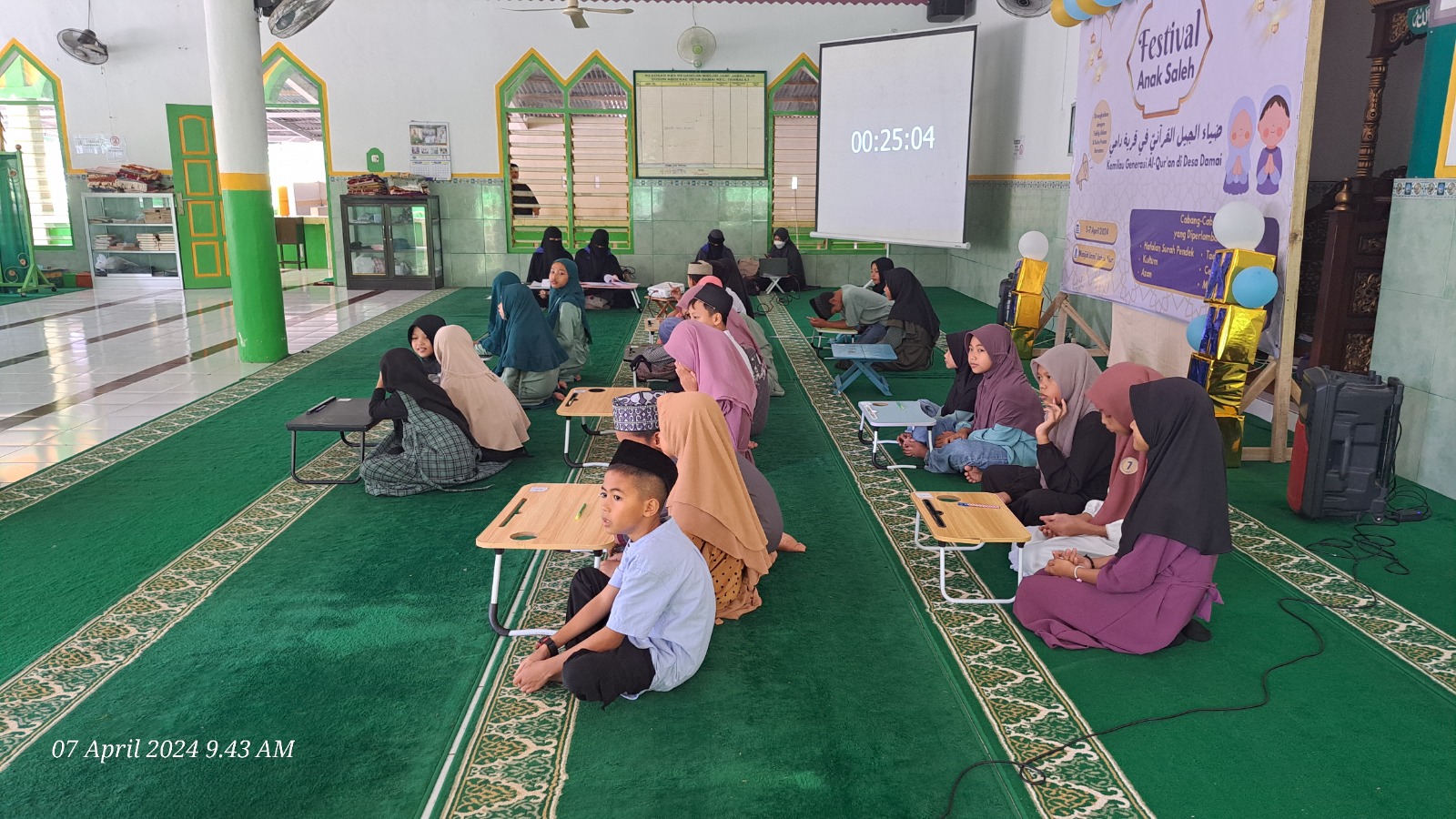 Kemeriahan Festival Anak Saleh di Desa Damai: Rajut Silaturahmi, Asah Potensi, dan Perkuat Ukhuwah Islamiah