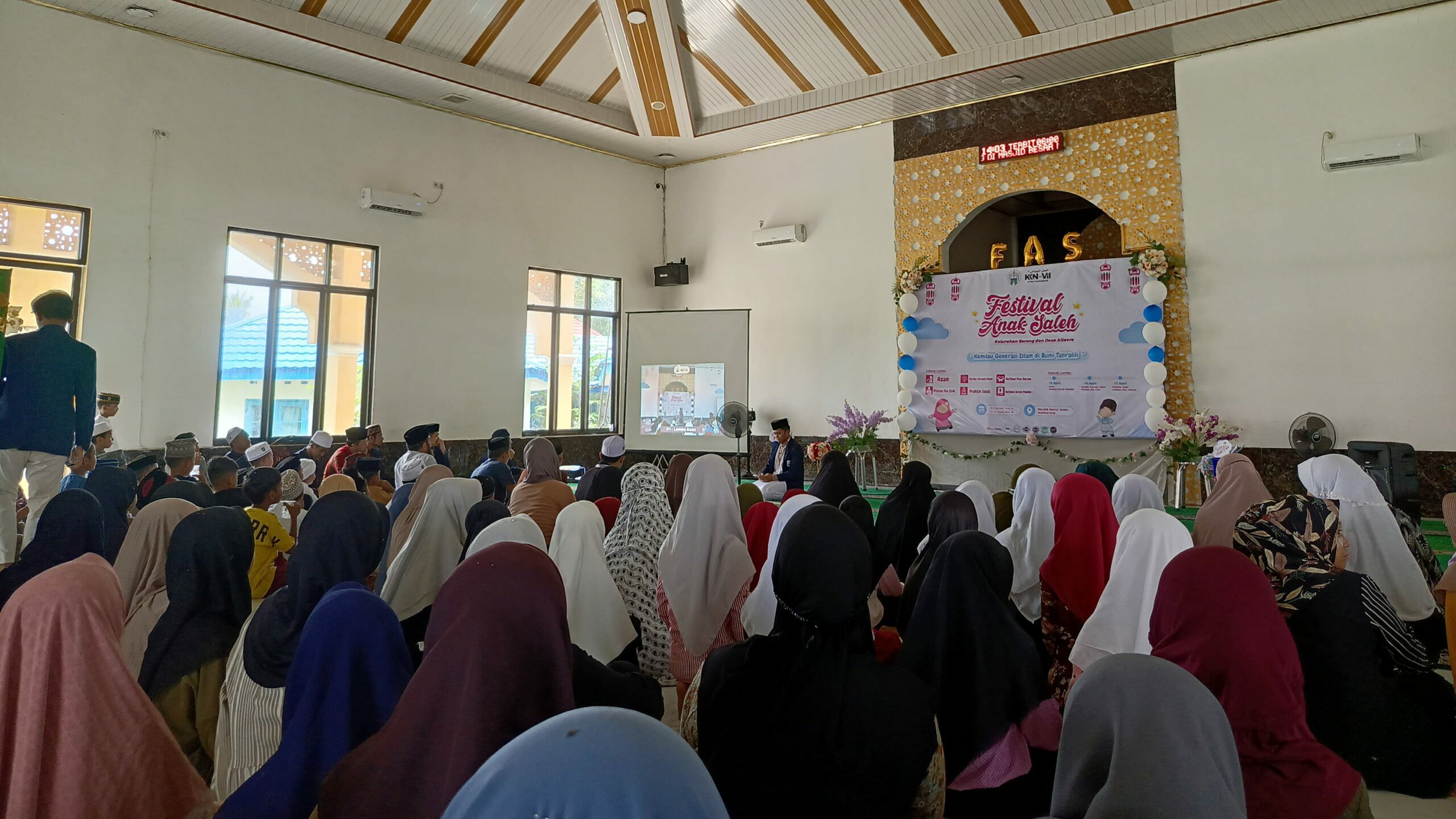 Enam Posko KKN Borong-Allaere Bersinergi, Festival Anak Saleh Sukses Jadi Referensi Kecamatan Tanralili