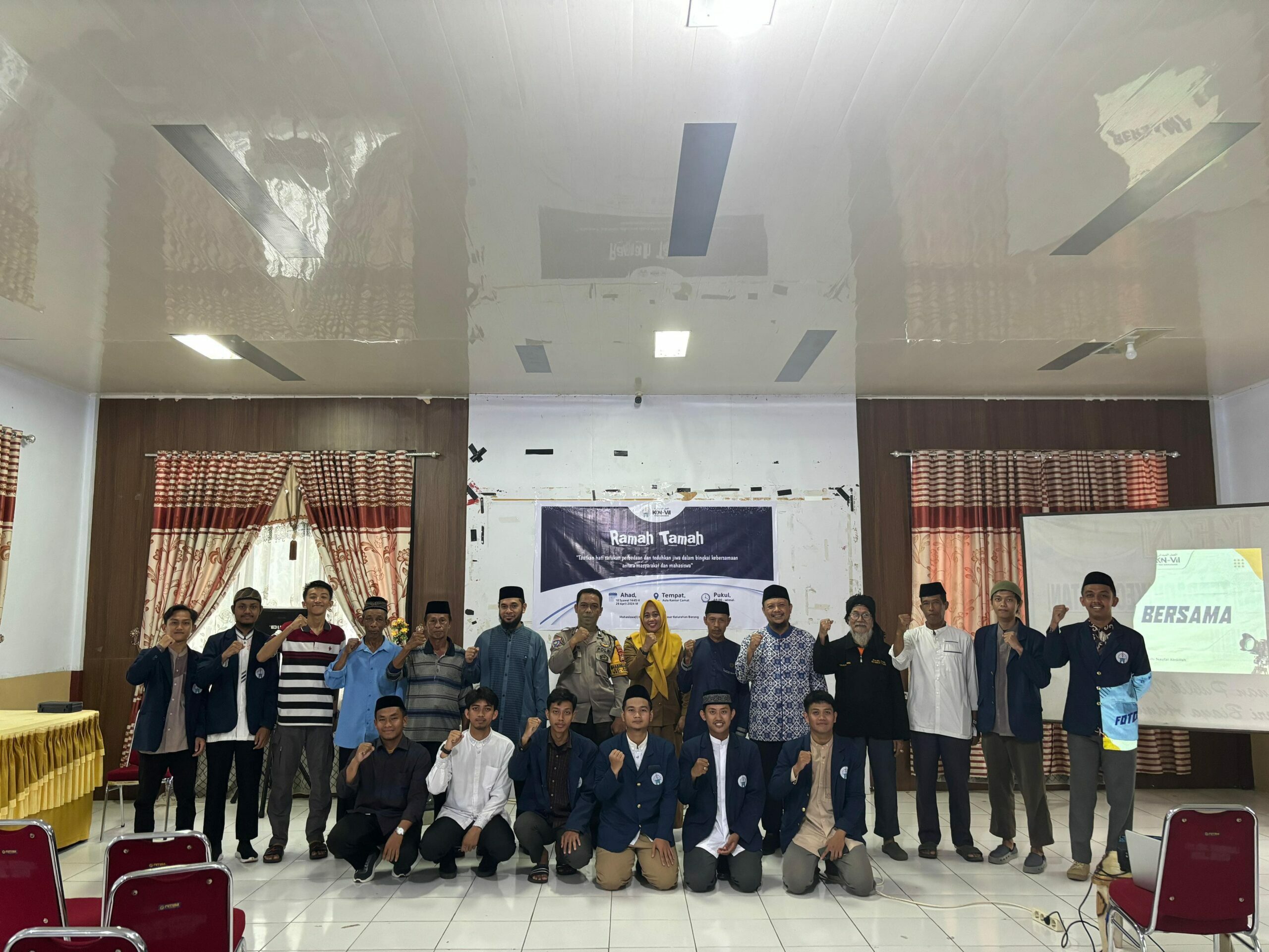 Perpisahan Haru di Kelurahan Borong, Mahasiswa KKN VII STIBA Makassar Tutup Pengabdian dengan Ramah Tamah