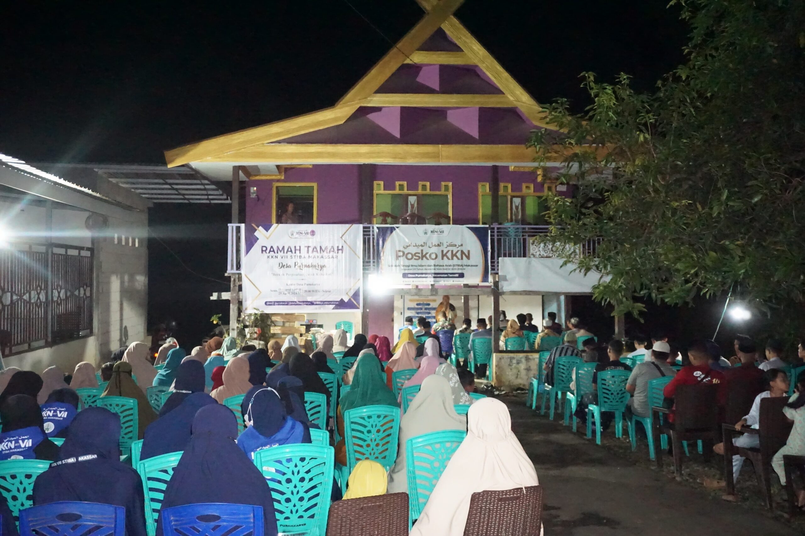 Kepala Desa Purnakarya: Ramah Tamah KKN VII STIBA Makassar Terbanyak Dihadiri Masyarakat