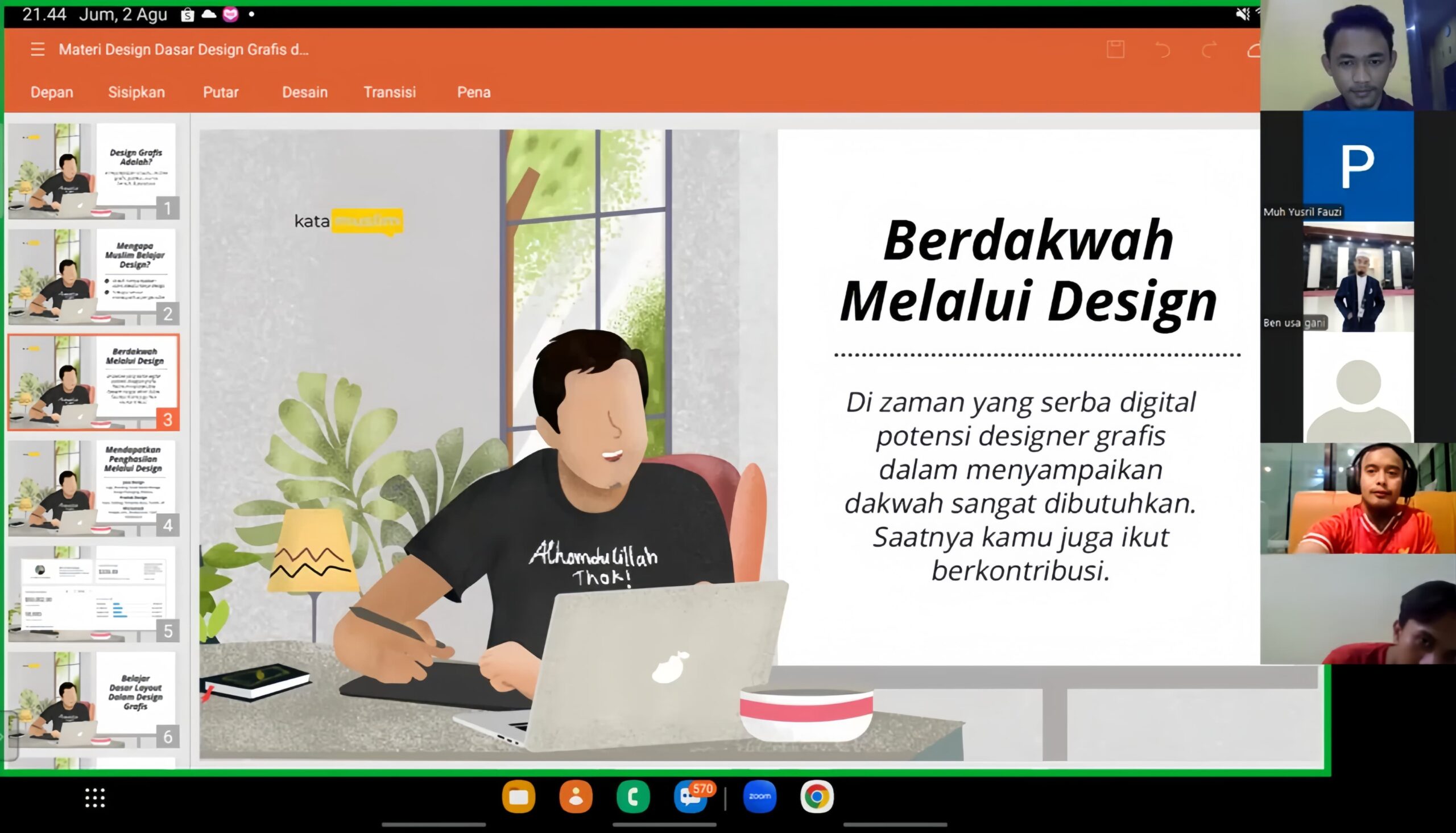 100 Desainer dari Sabang hingga Merauke Berkumpul di Anas bin Malik Design Class