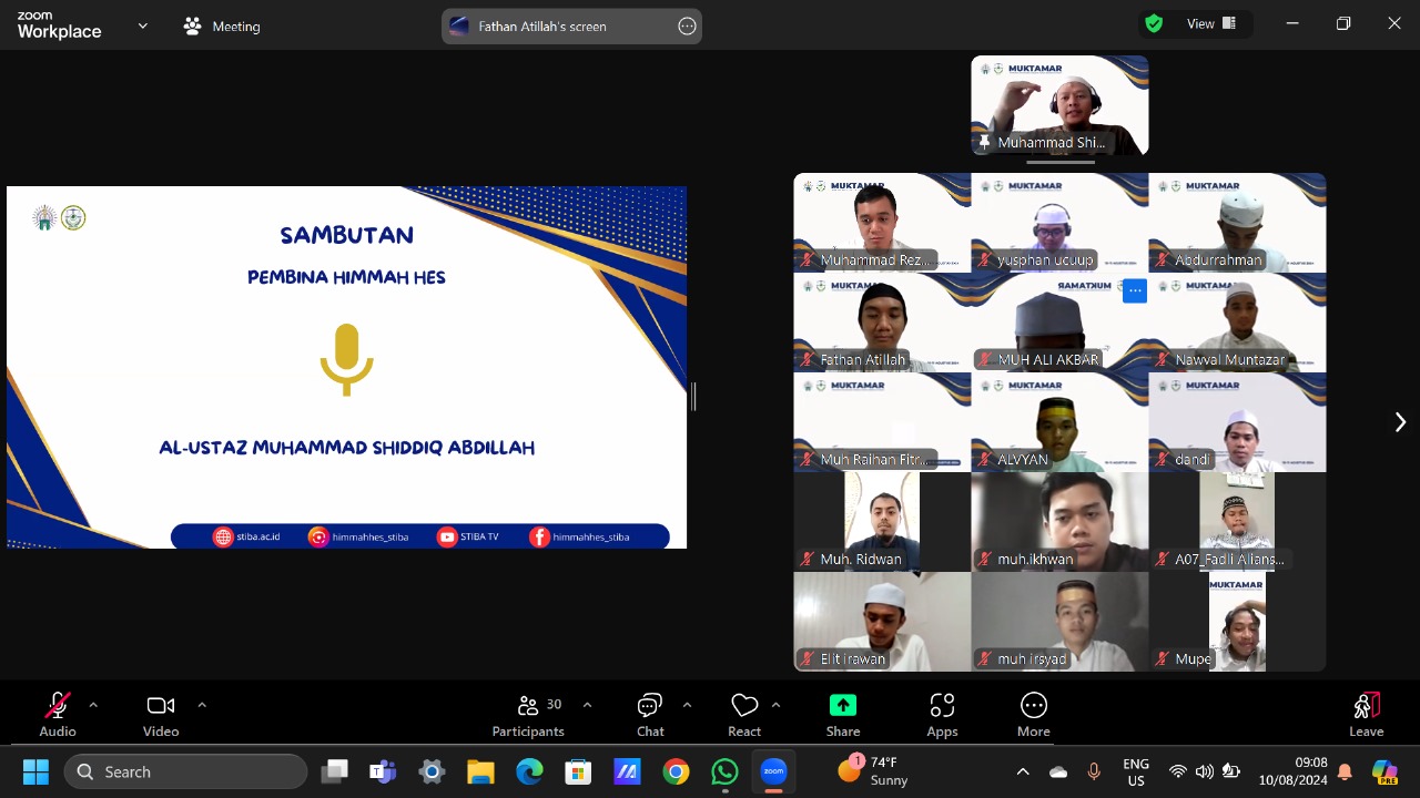Libur Panjang Tak Menghalangi Aktivitas: Himmah HES STIBA Makassar Sukses Gelar Muktamar I