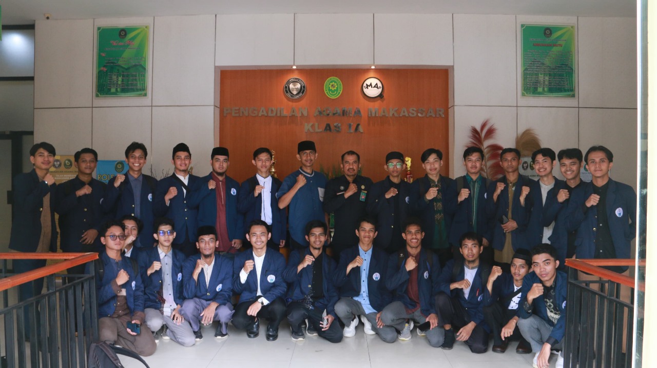 Belajar Hukum Langsung di Lapangan, Mahasiswa STIBA Makassar Masuk Ruang Sidang Pengadilan Agama Belajar Proses Gugatan
