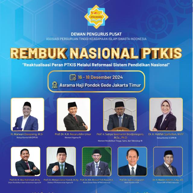 Dr. Kasman Bakry Perkuat Posisi STIBA Makassar di Rembuk Nasional APTIKIS Jakarta