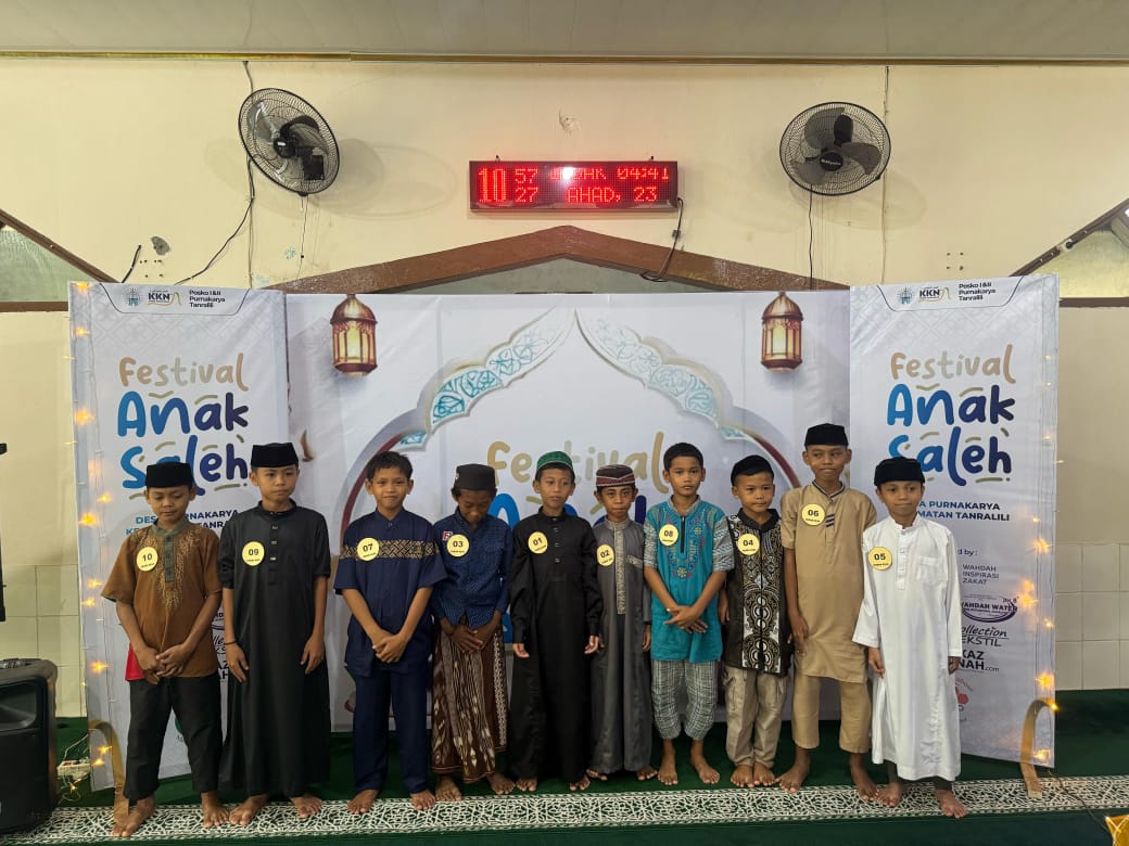 Anak-Anak Desa Purnakarya Antusias Ikuti Festival Anak Saleh