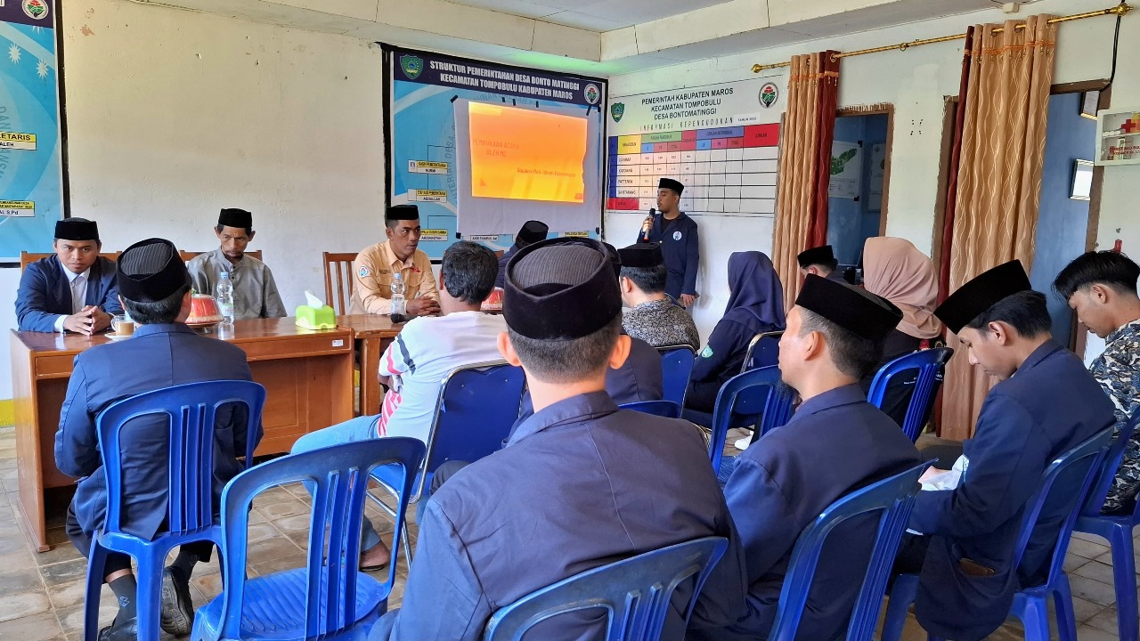 Mahasiswa KKN STIBA Mulai Bangun Sinergi dengan Masyarakat Tompobulu, Siap Jalankan Program Ramadan