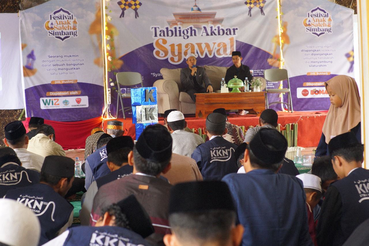 Enam Desa, Satu Semangat: Simbang Bersatu di Festival Anak Saleh dan Tablig Akbar Syawal Bersama Mahasiswa KKN