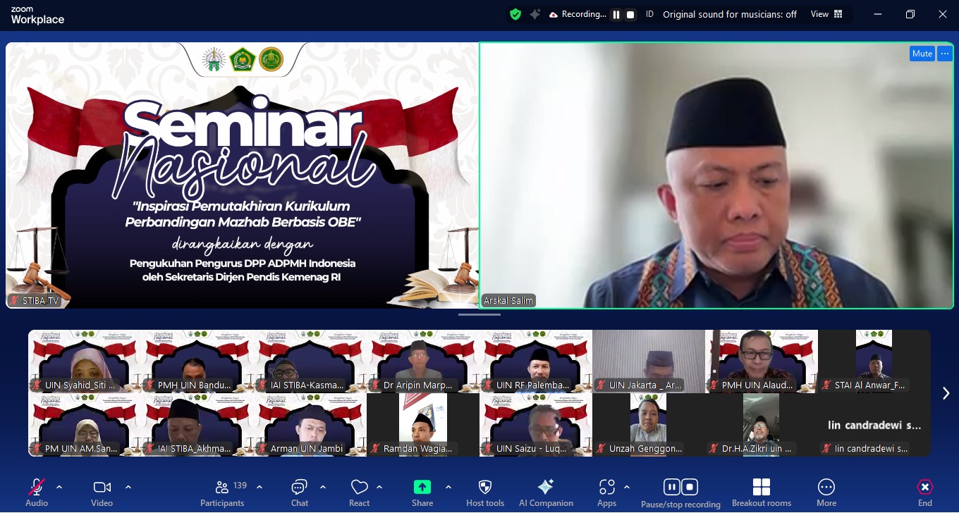 IAI STIBA Makassar Jadi Tuan Rumah Seminar Kurikulum OBE dan Pengukuhan ADPMH se-Indonesia