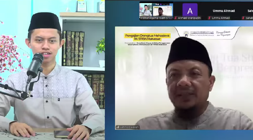 Orang Tua Saleh, Anak Berprestasi: Pengajian Virtual untuk Orang Tua Mahasiswa IAI STIBA Makassar yang Menyentuh Hati